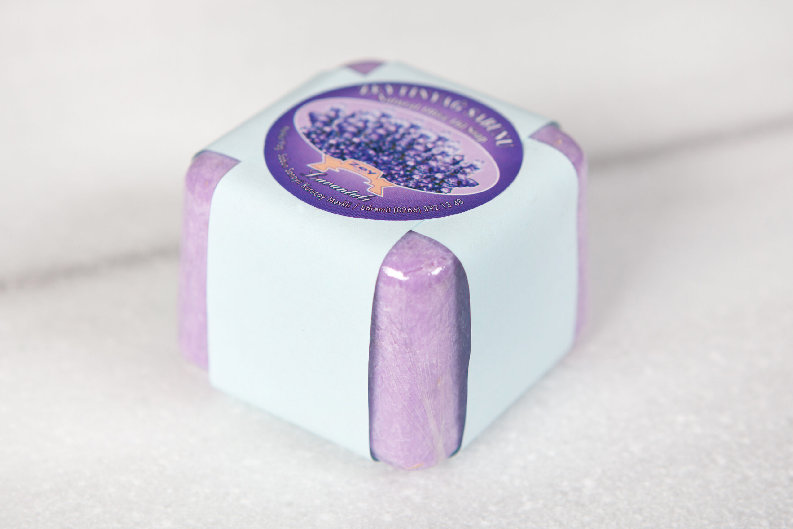 Olijfoliezeep met lavendel
